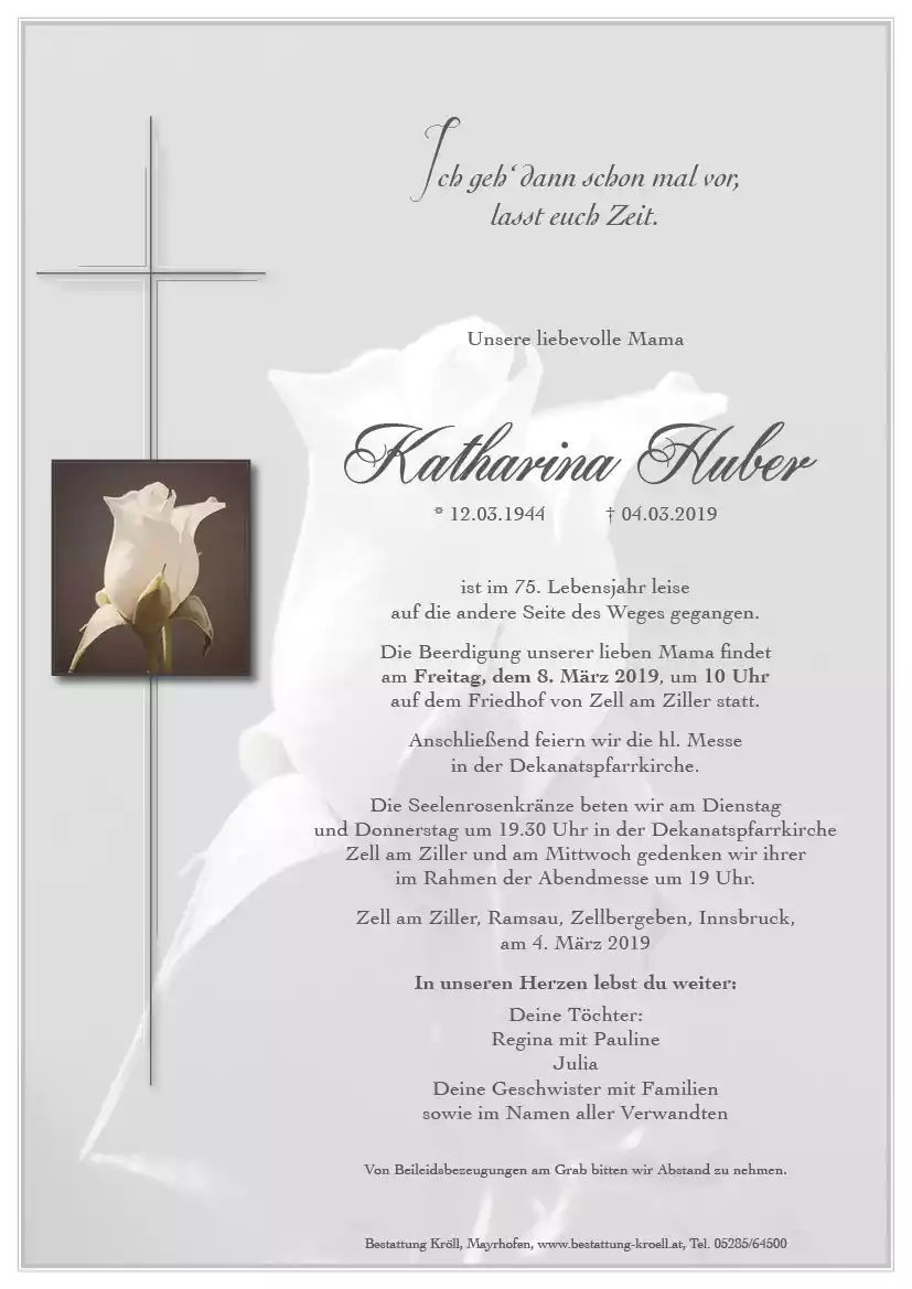 Parte von Katharina Huber